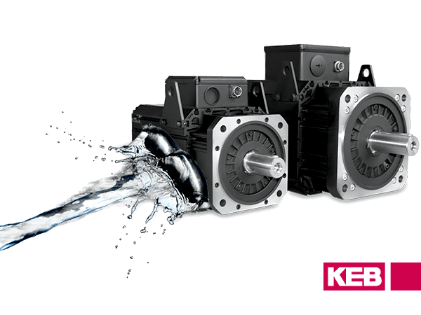 image of KEB servo motors with washdown protection