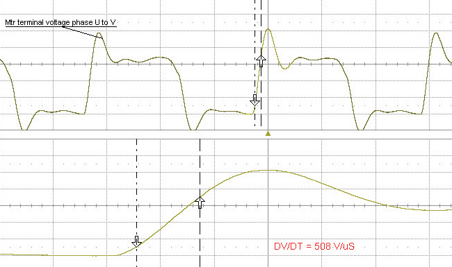 vfd voltage peaks