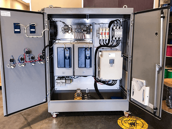 A Test Stand Control Panel Cabinet for Industrial Automation systems