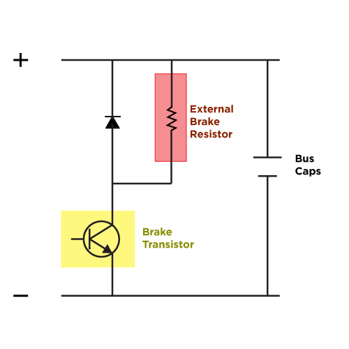 Diagram of a Brake Transistor Circuit