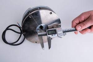 Lenze Intorq to KEB Type 38 - measuring the hub bore