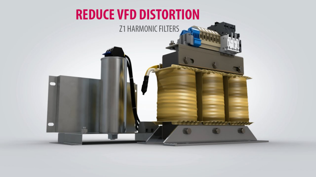 Harmonic filters Reduce VFD distortion