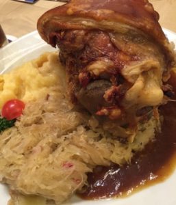 schweinshaxe - shortly before I slipped into a food coma