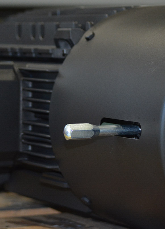 image of KEB gearmotor brake with hand release