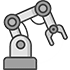 icon of a robotic arm