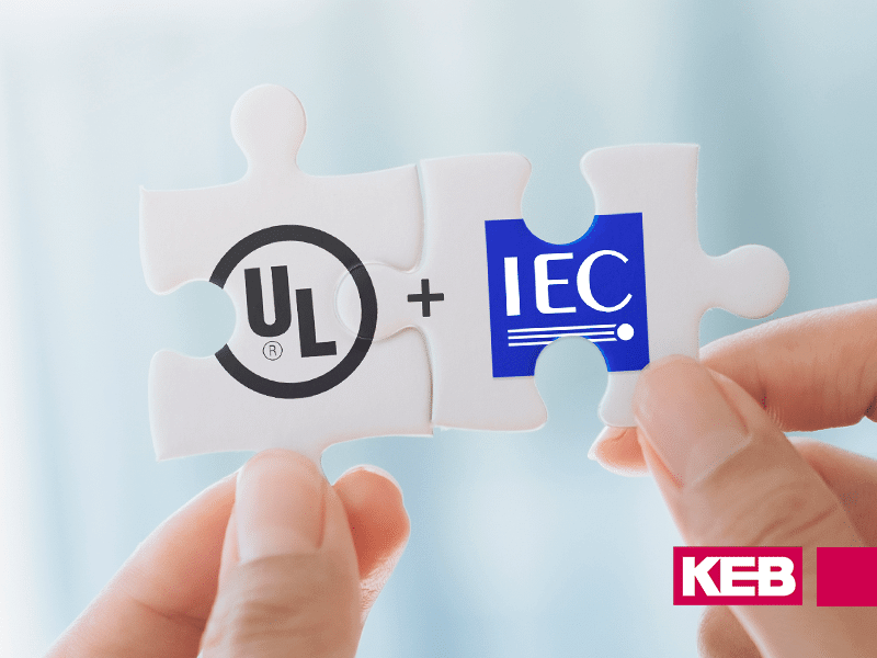 UL and IEC logos connecting on puzzle pieces